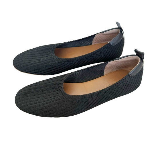 Everlane Black Day Glove ReKnit Flats - Picture 2 of 9